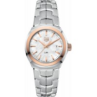 Tag Heuer Link Pearl White Dial & Rose Gold Women's Watch  WBC1350-BA0600